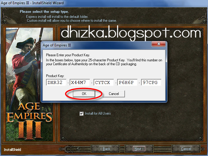 age of empires 3 key code